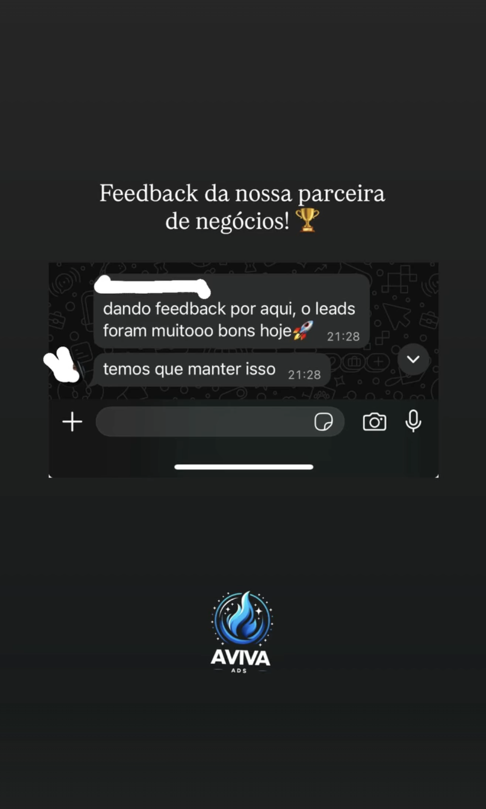 Feedback sobre a qualidade dos leads gerados